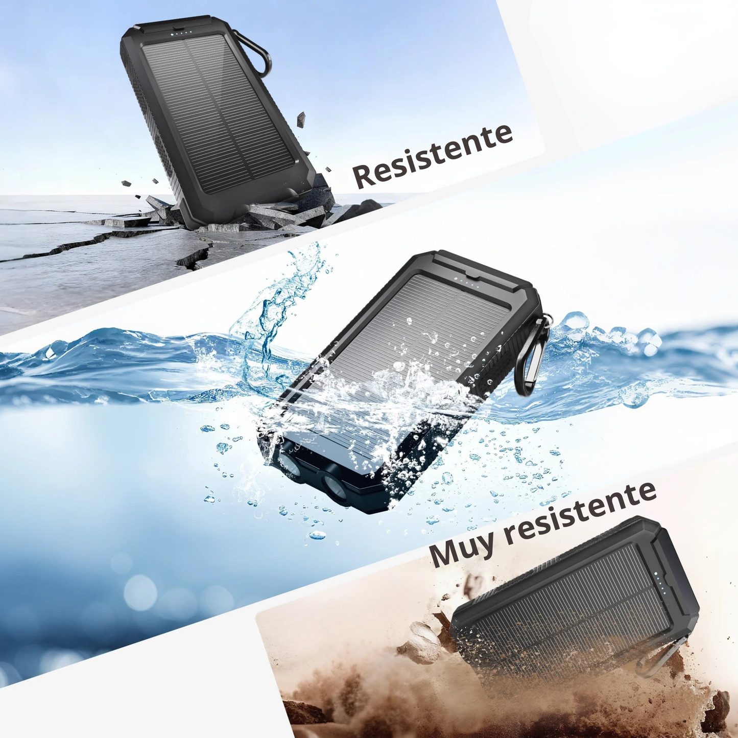 cargador solar portátil