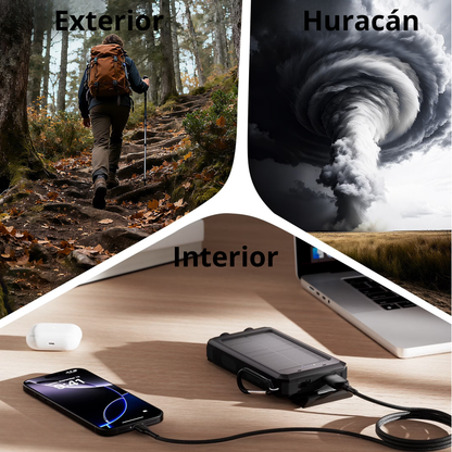 cargador solar portátil